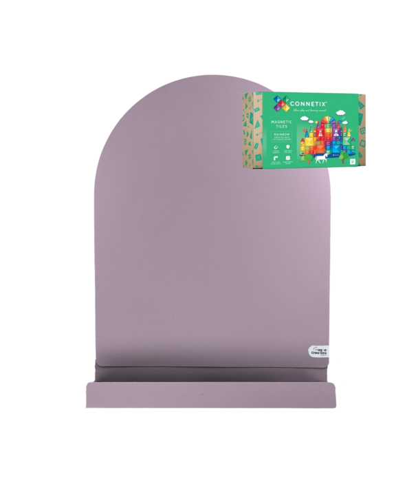 JUTTER & Co. JUTTER & Co. || Ready to Play Speelpakket - Magneetboog + Opbergschap L Paars + Connetix Regenboog (102-delig)