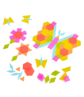 Transparante Tangram Set (250-delig)