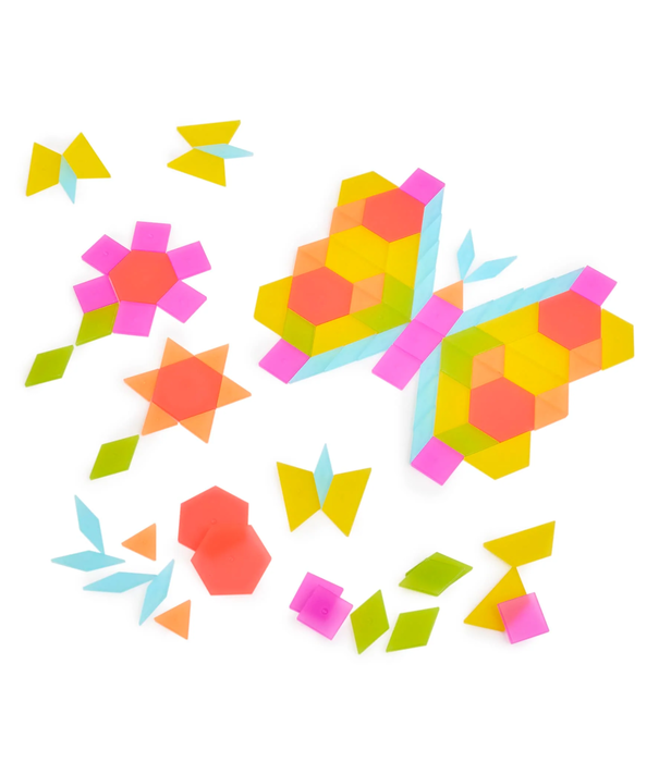 Guidecraft Guidecraft - Transparante Tangram Set (250-delig)