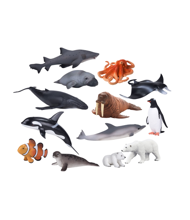 Mojo Edu Mojo - Set Zeedieren (13-delig)