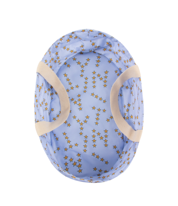 WE ARE GOMMU WE ARE GOMMU - Poppenwieg - Blauw met Sterretjes