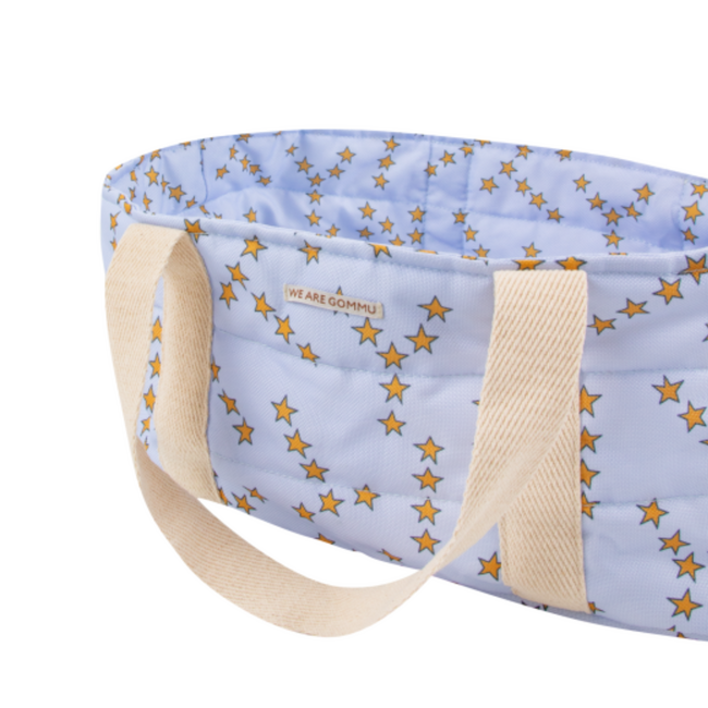 WE ARE GOMMU - Poppenwieg - Blauw met Sterretjes