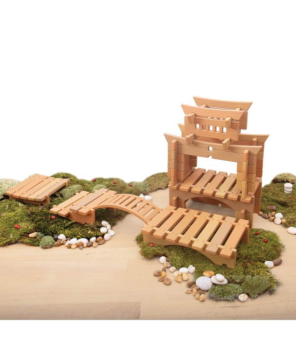 Guidecraft Guidecraft - Notch Blocks - Eastern (132-delig)