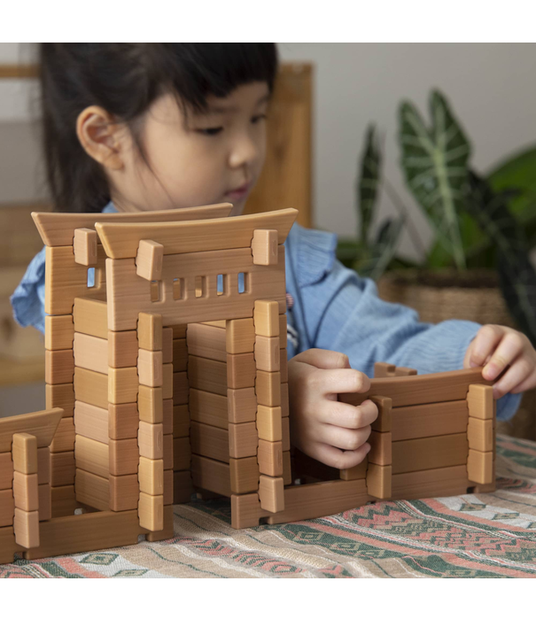 Guidecraft Guidecraft - Notch Blocks - Eastern (132-delig)