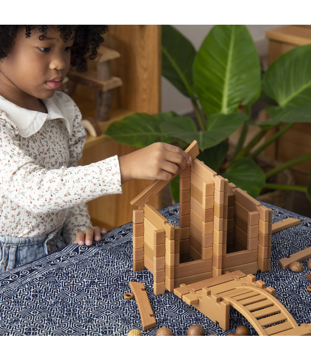 Guidecraft Guidecraft - Notch Blocks - Eastern (132-delig)