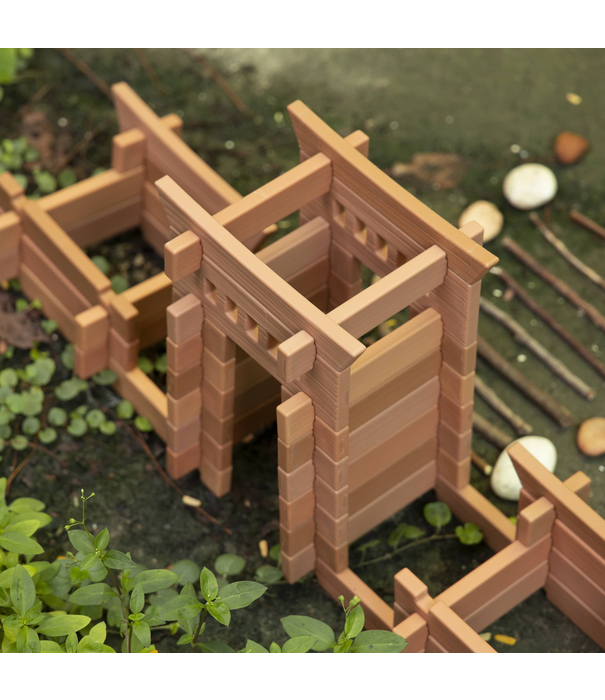 Guidecraft Guidecraft - Notch Blocks - Eastern (132-delig)