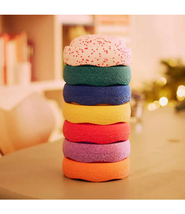 Stapelstein TIJDELIJKE ACTIE || Stapelstein - Special Mini Stapelstenen Set - Rainbow Classic + Mini Blush (7-delig)