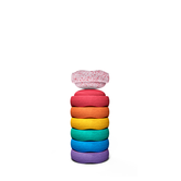 TIJDELIJKE ACTIE || Stapelstein - Special Mini Stapelstenen Set - Rainbow Classic + Mini Blush (7-delig)