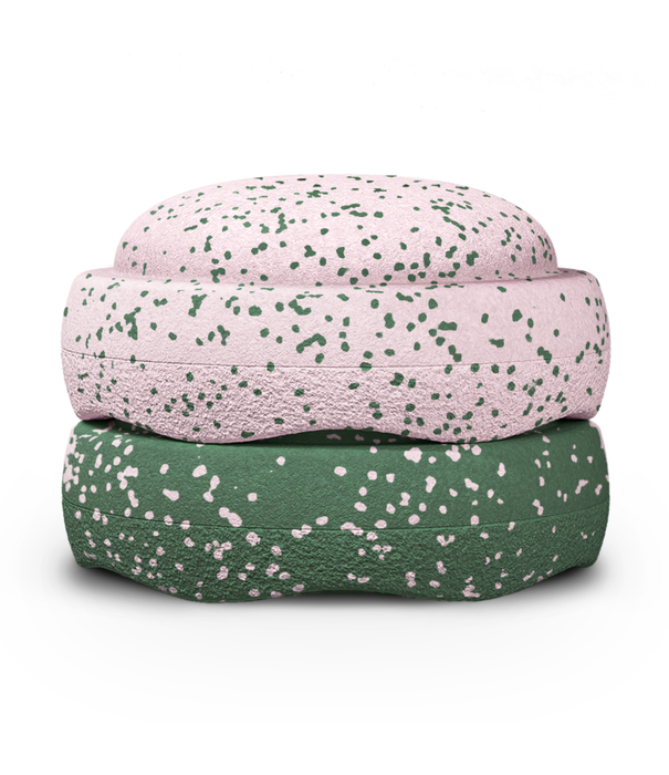 Stapelstein TIJDELIJKE ACTIE || Stapelstein - Special Grow Stapelstenen Set - DUO Dark Green & Blush (2-delig)