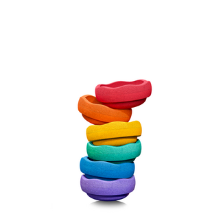 Stapelstein Mini Stapelstenen Set - Rainbow Classic ( 6-delig)
