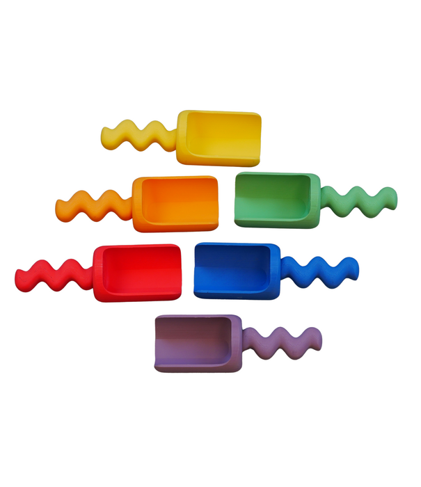 Grennn - Speelschepjes XL Waves Regenboog (6-delig)