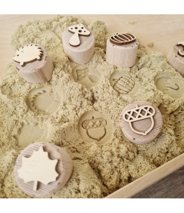 Kiddi Kiddi - Houten Stempelset Herfst (6-delig)