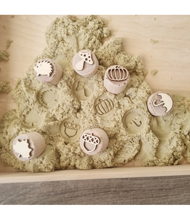 Kiddi Kiddi - Houten Stempelset Herfst (6-delig)