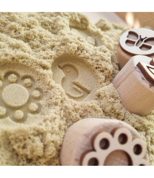 Kiddi Kiddi - Houten Stempelset Voorjaar (6-delig)