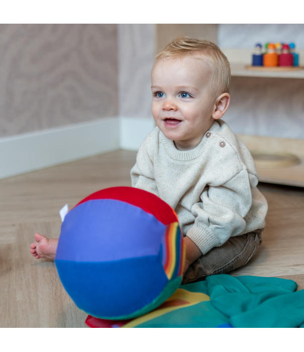 Little Botanic Label Little Botanic Label - Sensorische Ballonbal Regenboog