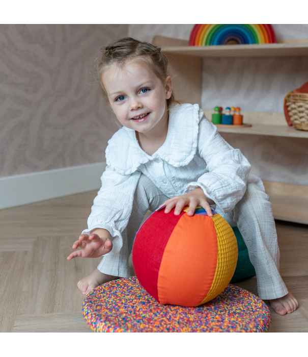 Little Botanic Label Little Botanic Label - Sensorische Ballonbal Regenboog
