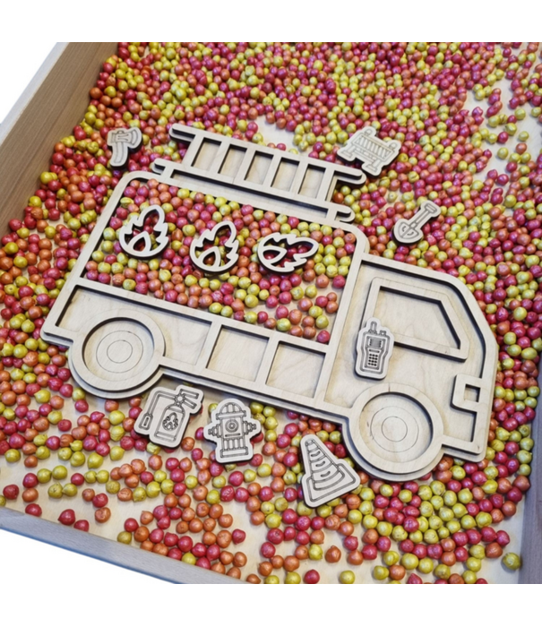 Kiddi Kiddi - Vulvormen Set De Brandweer (11-delig)