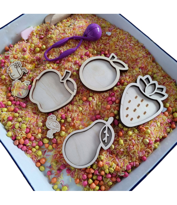 Kiddi Kiddi - Mini Vulvormen Set Fruit (4-delig)