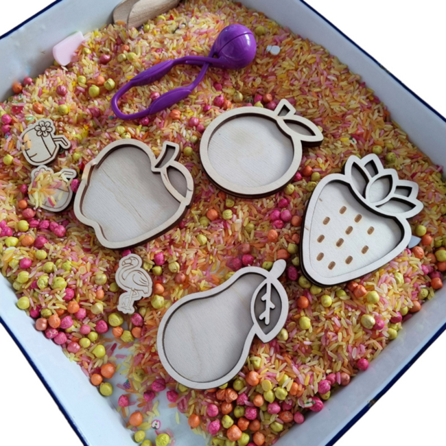 Kiddi - Mini Vulvormen Set Fruit (4-delig)