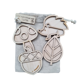 Kiddi - Mini Vulvormen Set Herfst (4-delig)