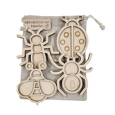 Kiddi - Mini Vulvormen Set Insecten (4-delig)