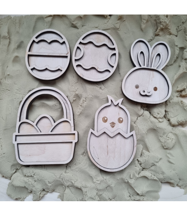 Kiddi Kiddi - Mini Vulvormen Set Pasen (5-delig)