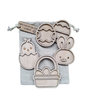 Mini Vulvormen Set Pasen (5-delig)