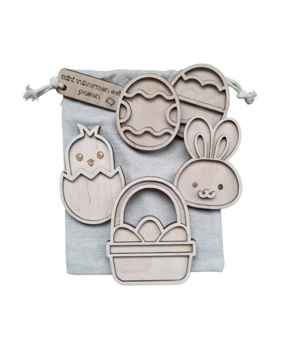 Kiddi Kiddi - Mini Vulvormen Set Pasen (5-delig)