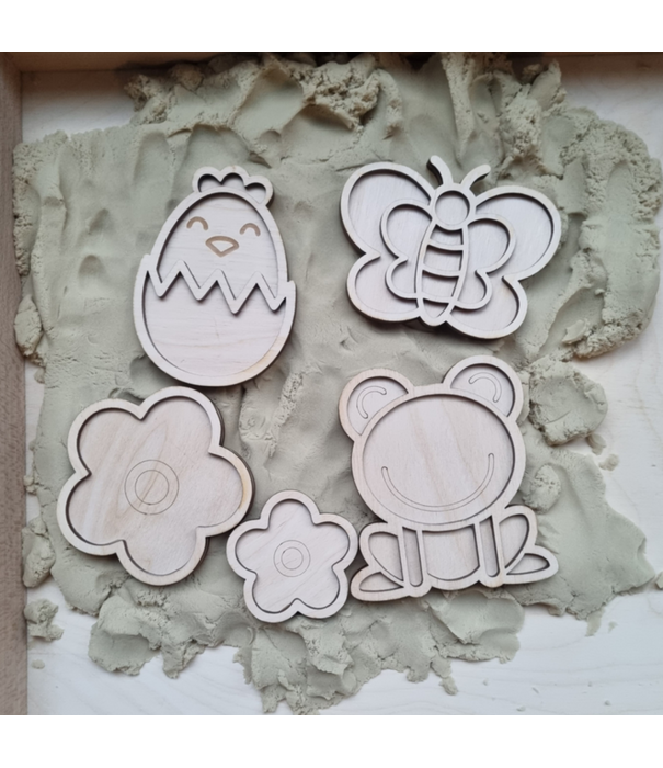 Kiddi Kiddi - Mini Vulvormen Set Voorjaar (5-delig)