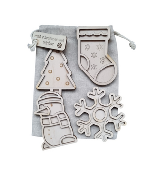 Mini Vulvormen Set Winter (4-delig)