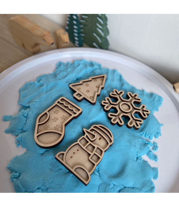 Kiddi Kiddi - Mini Vulvormen Set Winter (4-delig)