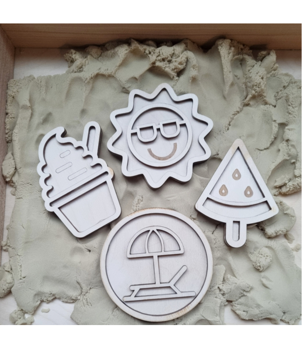 Kiddi Kiddi - Mini Vulvormen Set Zomer (4-delig)