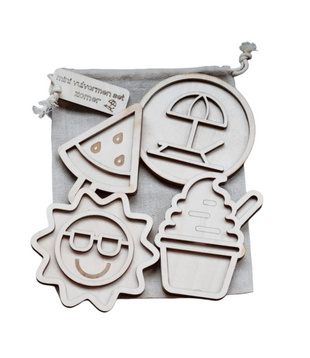 Mini Vulvormen Set Zomer (4-delig)