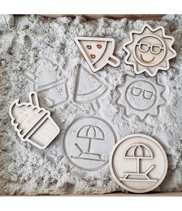 Kiddi Kiddi - Mini Vulvormen Set Zomer (4-delig)