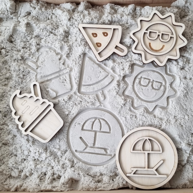 Kiddi - Mini Vulvormen Set Zomer (4-delig)