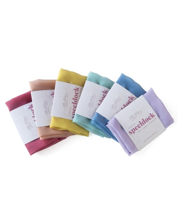 Little Botanic Label Little Botanic Label - Playcycle Speeldoek Set Pastel 6-delig (30 cm)