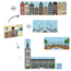 Coblo - Magnetische Toppers - Little Amsterdam (60-delig)