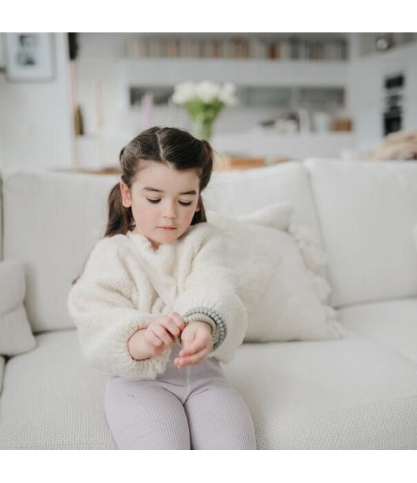 Mushie Mushie Pearl Bracelet Bijtring - Mellow, Terracotta & Periw (set van 3) - Copy