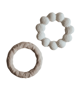 Bijtringen set - Ocean & Shell (2-delig)