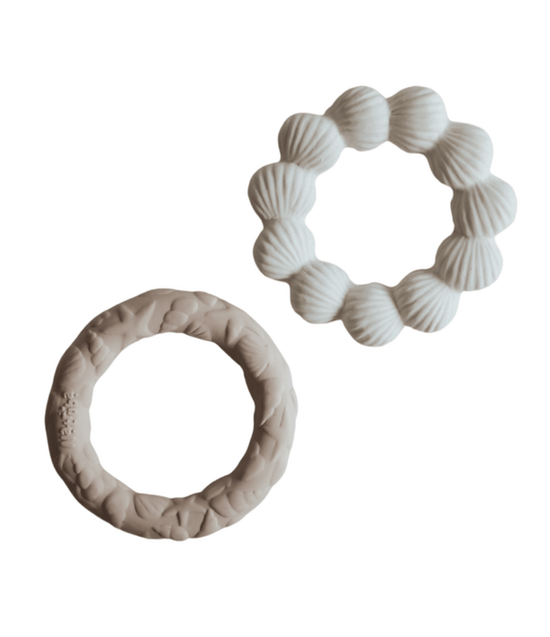 Natruba Natruba - Bijtringen set - Ocean & Shell (2-delig)