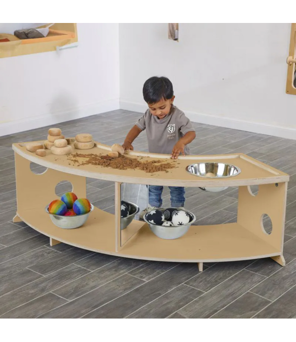 Cosy Cosy - Sensorische Toyshelf Halfrond Blank