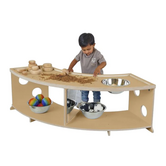 Cosy - Sensorische Toyshelf Halfrond Blank