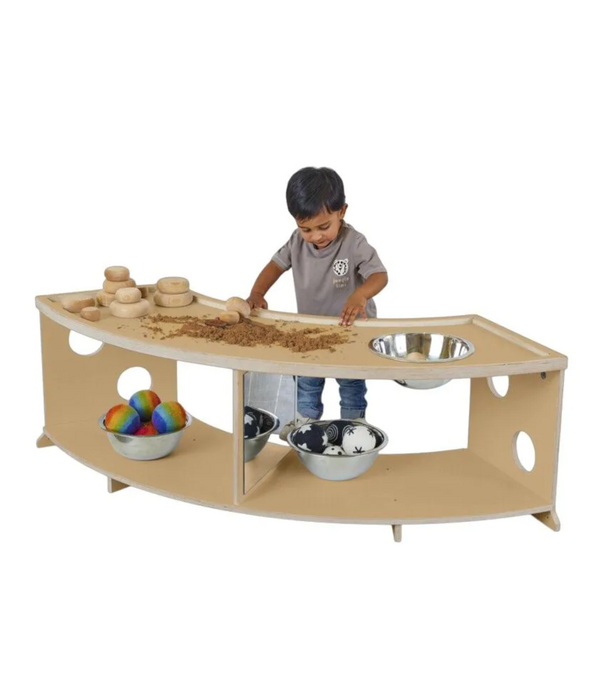 Cosy Cosy - Sensorische Toyshelf Halfrond Blank