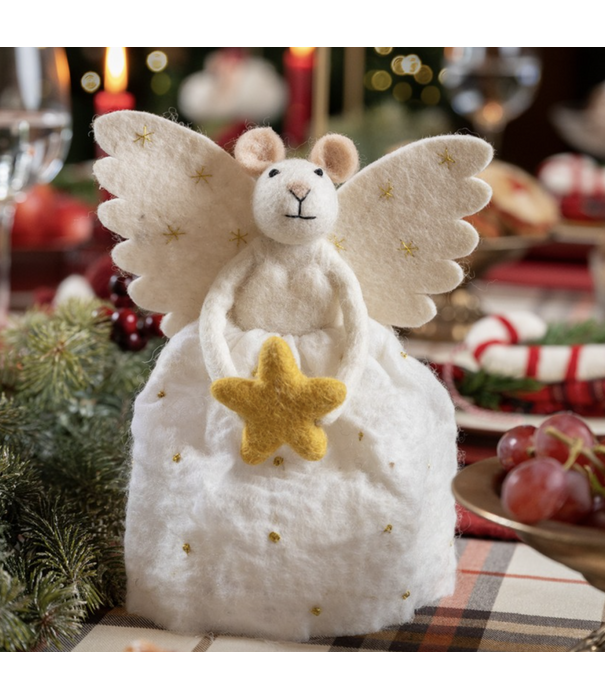 Sjaal met Verhaal Sjaal met Verhaal - Muis Engel met Ster