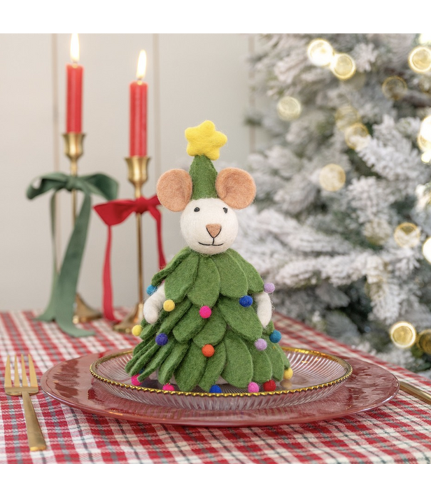 Sjaal met Verhaal Sjaal met Verhaal - Muis Kerstboom