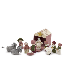 Kerststal Cyclaam-Oudroze