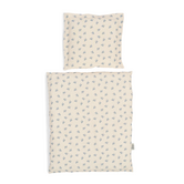 Mamamemo - Poppen Bed Set - Blauwe Strik (50 cm)