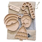 Kiddi - Mini Vulvormen Set Kerst (4-delig)