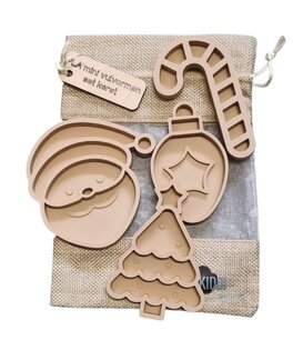 Mini Vulvormen Set Kerst (4-delig)