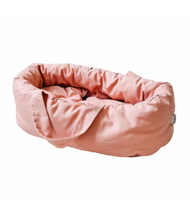 Poppendraagmand Peach